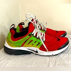 Nike Air Presto Brazil Red Green Yellow Sneakers Men’s Size 9 CT3550-700